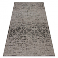 Fonott sizal floorlux szőnyeg 20211 ezüst / FEKETE 140x200 cm lakástextília