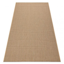 Fonott sizal floorlux szőnyeg 20580 egyszerű, egyszínű - természetes / kávé 140x200 cm lakástextília