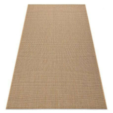 Fonott sizal floorlux szőnyeg 20580 egyszerű, egyszínű - természetes / kávé 80x150 cm lakástextília
