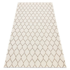 Fonott sizal szőnyeg boho 46211061 Lóhere Marokkói Trellis bézs 200x290 cm lakástextília