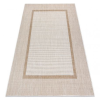  Fonott sizal szőnyeg SION Keret 21782 lapos szövött ecru / bézs 120x170 cm