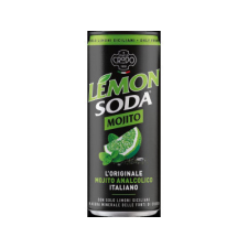 Foodnet Zrt. LemonSoda Mojito 0,33l Fonti Di Crodo DRS üdítő, ásványviz, gyümölcslé