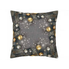 Forbyt  Vánoční povlak Jehličí a baňky CYH5918C 40 × 40 cm (8591034110879) lakástextília