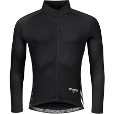 Force Spike hosszú ujjú mez, fekete-fehér L biciklis mez