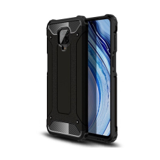 Forcell Armor hátlap tok Xiaomi Redmi Note 9S/9 Pro, fekete tok és táska