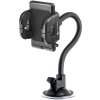 Forcell Autós tartó, Univerzális, szélvédőre vagy szellőzőre vagy műszerfalra rögzíthető, tapadókorongos, 38 - 107 cm készülékekhez, Forcell Regular 27, fekete