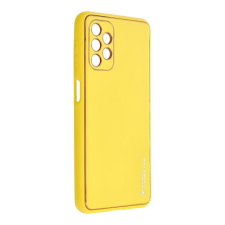 Forcell bőr tok Samsung Galaxy A32 5G sárga tok és táska