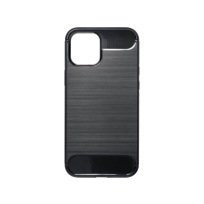 Forcell Carbon hátlap tok Apple iPhone 12 Pro Max, fekete tok és táska