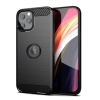 Forcell Carbon hátlap tok Apple iPhone 13, fekete