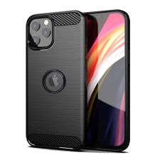 Forcell Carbon hátlap tok Apple iPhone 13, fekete tok és táska