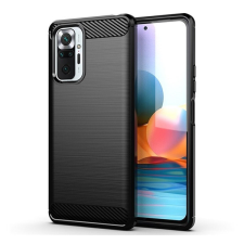 Forcell Carbon hátlap tok Xiaomi Redmi Note 10/10S , fekete tok és táska