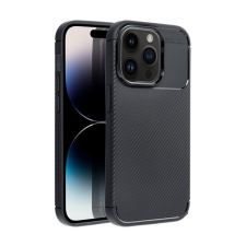 Forcell Carbon Premium hátlap tok, Apple iPhone 13 , fekete tok és táska