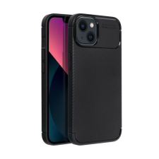 Forcell Carbon Premium hátlap tok, Apple iPhone 13 , fekete tok és táska