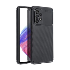 Forcell Carbon Premium Samsung Galaxy A03S karbon mintás szilikon tok fekete tok és táska