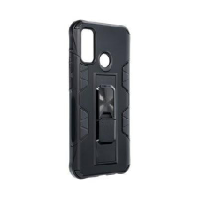 Forcell Defender Huawei Y5P fekete kitámasztható ütésálló hátlap tok tok és táska
