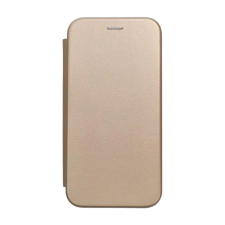 Forcell Elegance oldalra nyíló hátlap tok Samsung S24 arany tok és táska