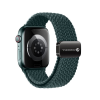 Forcell F-Design FA02 Apple Watch 38/40/41mm nylon mágneses szíj, sötétzöld