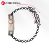 Forcell F-DESIGN FA12 szíj Apple Watch 42/44/45/49mm fekete