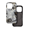 Forcell F-PROTECT Mirage, Military Drop-Tested case compatible with MagSafe for IPHONE 15 PRO silver fog