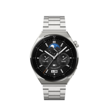Forcell FS06 Samsung Watch 22mm fém szíj, ezüst okosóra kellék