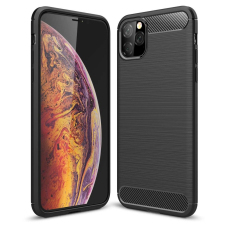 Forcell iPhone 12 / 12 pro karbonmintás tok + üvegfólia tok és táska
