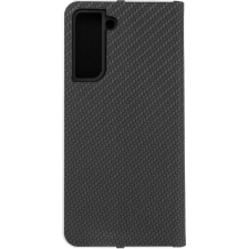 Forcell Luna Carbon Samsung Galaxy S21 Fekete Telefontok (5903396088957) tok és táska