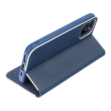 Forcell Luna flipes Carbon Xiaomi Redmi Note 11/11s kékre tok és táska