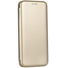 Forcell Samsung Galaxy S21 Ultra 5G SM-G998, Oldalra nyíló tok, stand, Forcell Elegance, arany (96870) tok és táska