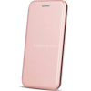 Forcell Samsung Galaxy S24 FE SM-S721, Oldalra nyíló tok, stand, Forcell Elegance, vörösarany