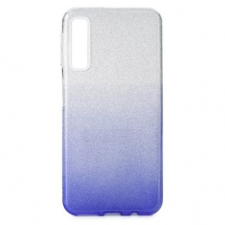 Forcell Shining szilikon tok Samsung Galaxy J4 Plus, kék/ezüst tok és táska