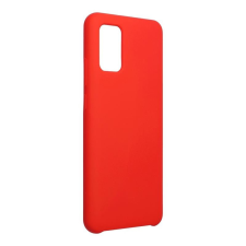 Forcell Silicone Samsung A037 Galaxy A03s piros Szilikon tok velúr belsővel tok és táska