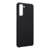 Forcell Silicone Samsung G996 Galaxy S21 Plus 5G fekete Szilikon tok velúr belsővel