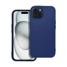 Forcell Soft Apple iPhone 15 szilikon tok sötétkék tok és táska