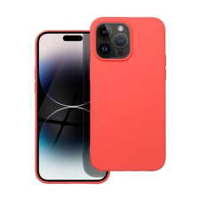 Forcell Szilikon LITE hátlap tok Apple iPhone 14 Pro Max rózsaszín tok és táska