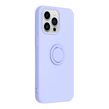 Forcell Telefontok iPhone 14 Pro - Forcell Silicone Ring lila tok kitámasztóval tok és táska