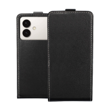 Forcell Telefontok Samsung Galaxy S26 Edge - lefelé nyíló flexi fliptok fekete tok és táska