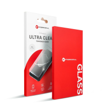 Forcell Ultra Clear Glass edzett üveg fekete szegéllyel iPhone 13 mobiltelefon kellék