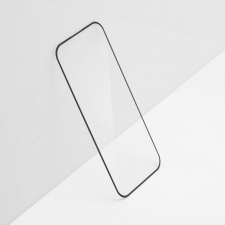 Forcell Ultra Clear Glass edzett üveg fekete szegéllyel iPhone 13 Pro/14 mobiltelefon kellék