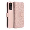 Forcell Xiaomi Redmi Note 11 / Note 11s könyvtok, fliptok, telefon tok, mágneszáras, bankkártyatartós, mandala mintás, rose gold Forcell Mezzo