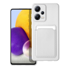 Forcell Xiaomi Redmi Note 12 Pro 5G Telefontok - Forcell Card - fehér kártyatartós szilikon hátlap tok