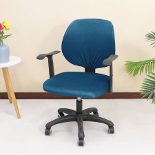 Forcheer Forgószék Huzat (bársonyos, 2 részes, tengerkék) lakástextília