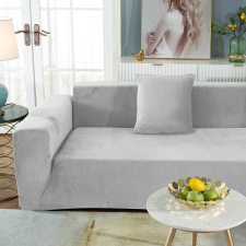 Forcheer Kanapé Huzat (bársonyos, 3 személyes, világosszürke) lakástextília