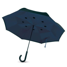 Fordított Esernyő kifordítható dupla rétegű 102cm #sötétkék esernyő