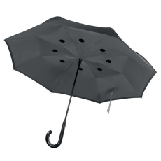  Fordított Esernyő kifordítható dupla rétegű 102cm #szürke