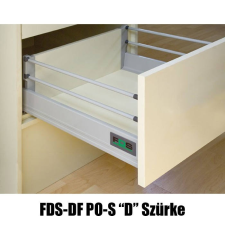 Forest Fiókcsúszó FDS-DF PO-S D Duplafalú Push Open 550 mm 40kg Szürke bútor