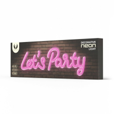 Forever Light Neon led plexi dekorációs lámpa Let's Party világítás
