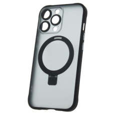Forever Szilikon TPU tok Mag gyűrű iPhone 14 Pro, fekete (TPUAPIP14PMRTFOBK) tok és táska