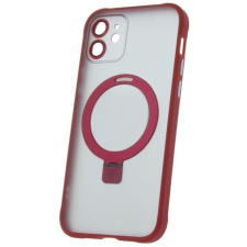 Forever Szilikon TPU tok Mag Ring iPhone 12, piros (TPUAPIP12MRTFORE) tok és táska