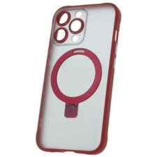 Forever Szilikon TPU tok Mag Ring iPhone 15 Pro, piros (TPUAPIP15PMRTFORE) tok és táska