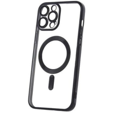 Forever Szilikon TPU védőtok Mag Color Chrome iPhone 13 Pro Max számára (TPUAPIP13PMMCCTFOBK), fekete tok és táska